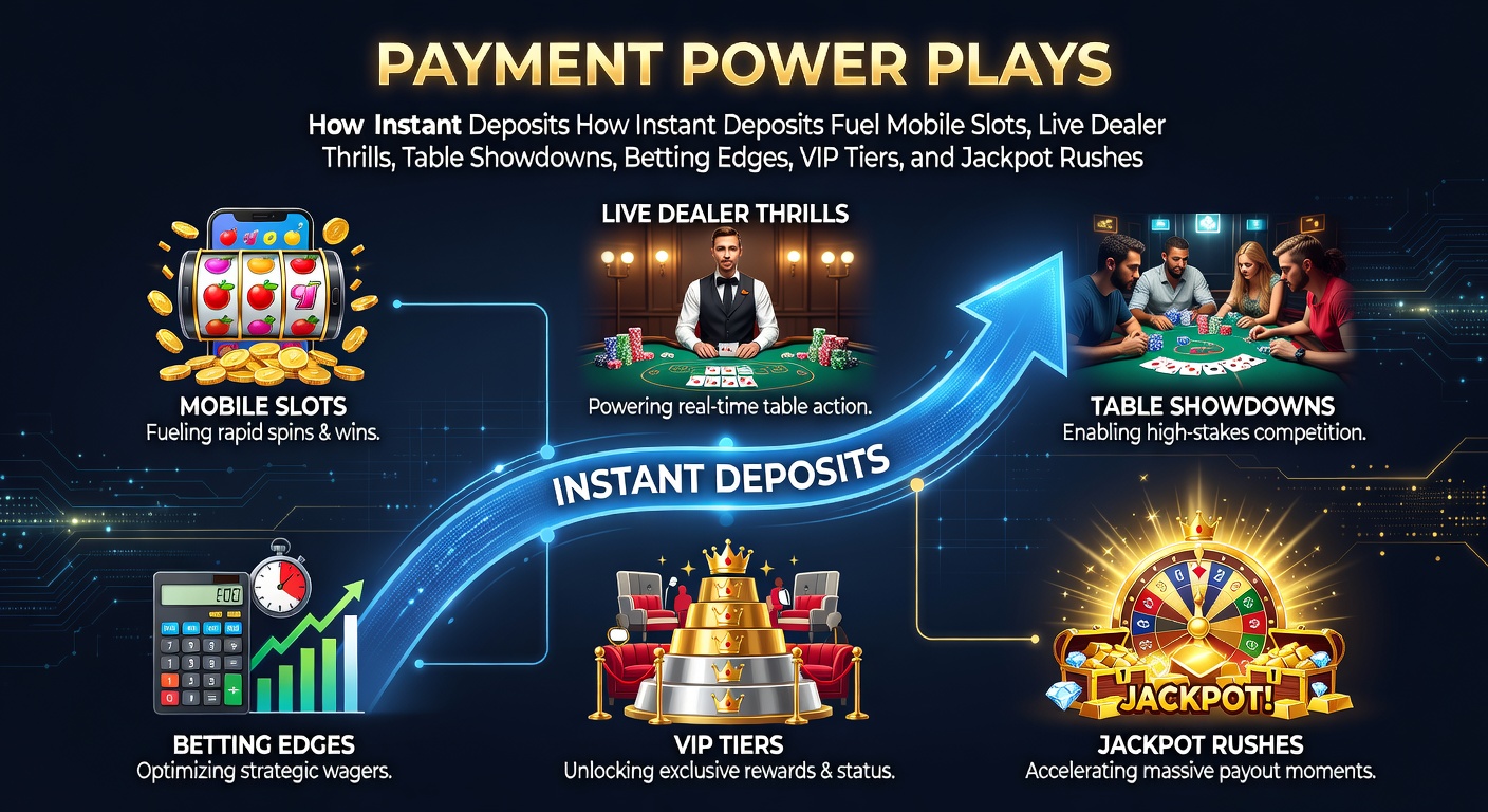 Speler tikt op mobiel scherm terwijl muntjes en kaarten in een dynamische gokanimatie vallen, symboliserend snelle stortingen en opwinding in online casino's