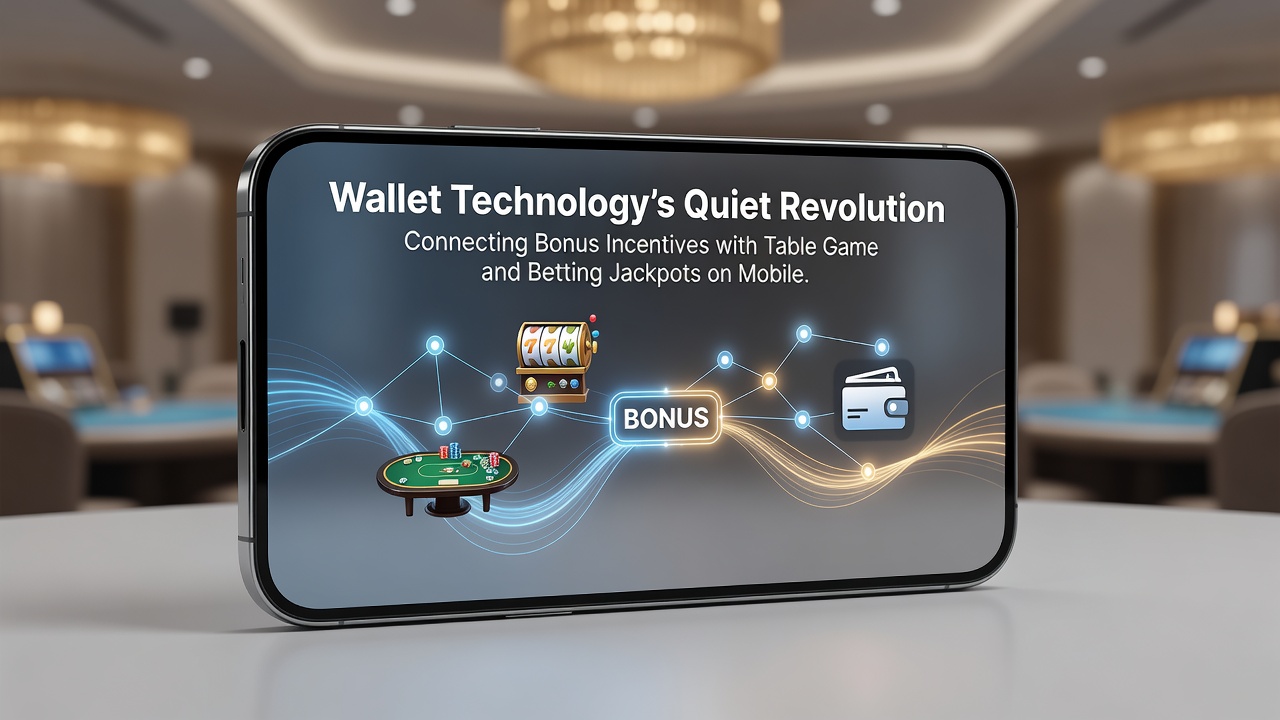Wallettechnologie verbindt bonussen met tafelspellen en jackpots op mobiele apparaten